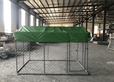 China chain link fence dog kennel 2.23x3.0x1.83m for sale