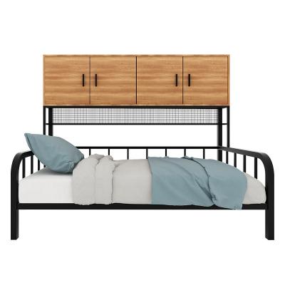 Chine Chambres à coucher simples pour enfants avec boîtes de rangement en bois et cadre métallique à vendre