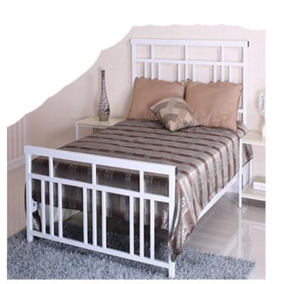 China Cuadro de cama de metal Cama de muebles para el hogar individual con certificaciones ISO9001 / ISO14001 en venta