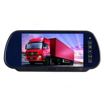 China Screen Remote Control Car Color LCD 7Inch Rear View Camera DVD Mirror Reverse Backup Monitor for sale
