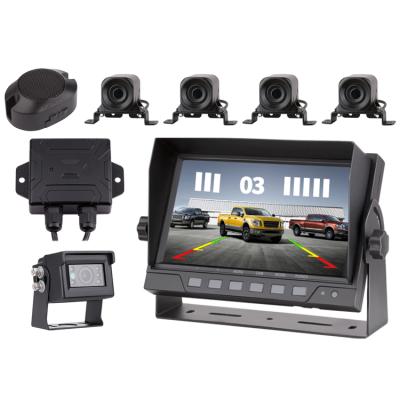 China Customized 4 Input Waterproof Radar Detector Parking Car Camera Radar System With Radar Host Box for sale