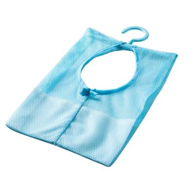 China A breathable mesh bag with a hook mesh bag for the bathroom and for the wardrobe can hold small items for sale