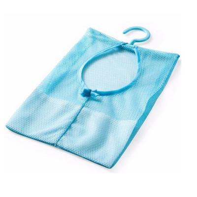 China A breathable bag mesh with a hook mesh bag for bathroom storage bag and for wardrobe can hold small items for sale