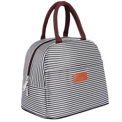 China New Thermal Insulated Lunch Container Tote Cooler Handbag Bento Pouch Lunch Box Lunch Bag Portable School Food Storage Bags for sale