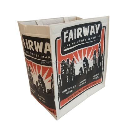 China Wholesale Logo Promotional Reusable Thermal Insulation Waterproof Custom Small 6 Can Non Woven Insulated Lunch Cooler Bag For Food for sale