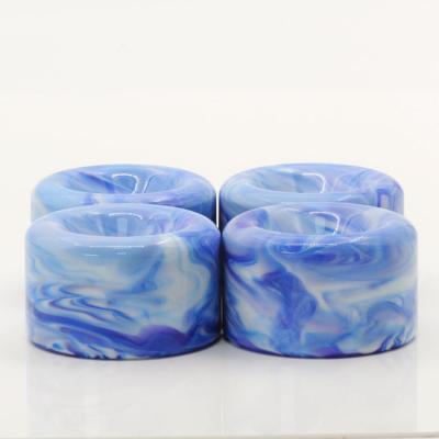 China Smooth Sliding PU Skateboard Wheels 70mm 80mm 90mm Longboard Wheels for sale