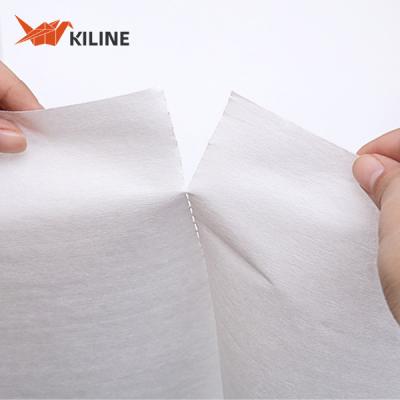 China OEM White Heavy Duty Nonwoven Industrial Wiper 60gsm Absorbent Jumbo Roll for sale