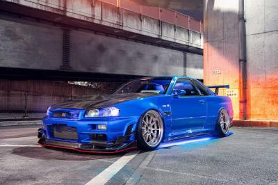 China 6 Piston Nissan Big Brake Kit Compatible With Skyline R33 R32 R35 GT-R for sale