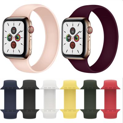 China Silicone Band For Apple Watch BOORUI News 6 Silicone Sport Apple Watch Band Watch Bands For Apple Watch Series 6 Strap for sale