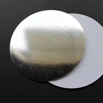 China 4 6 8 10 12 Inch Low Price Gold /sliver Cake Bases Boards Round Tray for sale