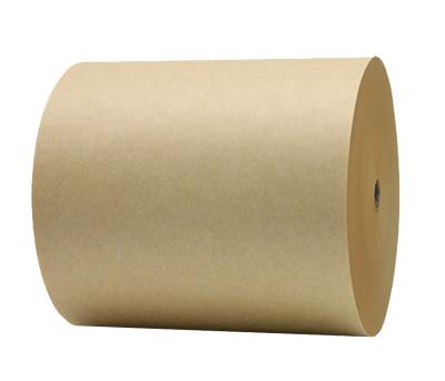 China Papel Kraft Marrom Biodegradável de Grau Alimentar, Rolo revestido de PE de um lado à venda