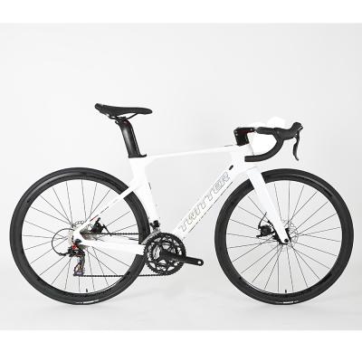China EPS Tech Twitter 700c Carbon Fiber Road Bike 22 Speed 12*142mm Through Axle Disc Brake Road Bike Bicycle for sale