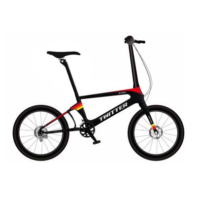 China 2021 New Next Carbon Fiber China OEM Carbon Folding Bike 451 22 Speed 22inch Foldable Bike for sale
