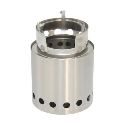 China One Stop Service OEM Tent Stove Stainless Steel Portable Camping Lightweight Outdoor Wood Burning Stove for sale