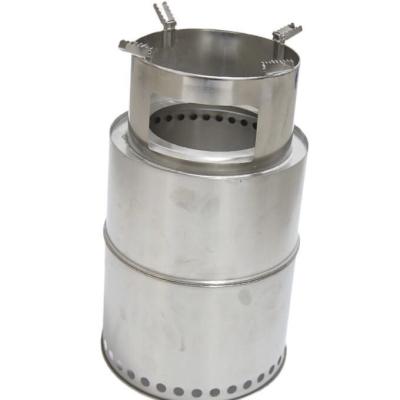 China Cooking OEM Wholesale BBQ Stoves Portable Outdoor Custom Rise Easy To Handle Mini Wood Stove for sale