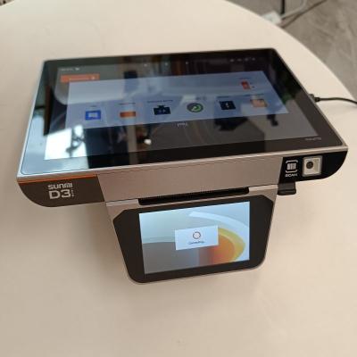 China Sunmi D3mini Android Desktop POS Terminal Touchscreen Met 2600mAh batterij Te koop