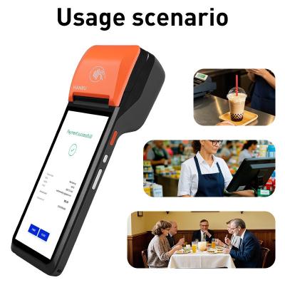 Cina TIPO C Terminale POS di ricarica con CPU a 8 core * 2.0GHz e terminali POS Android di colore arancione personalizzati in vendita