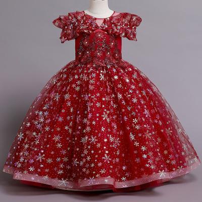 China Breathable new 2022 girls dress flower TongPengPeng dress cuhk children shows princess skirt for sale