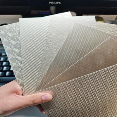China 4*8ft 0.8mm 1mm 1.2mm 1.5mm espesor decoración de pared superficie en relieve hoja de acero inoxidable en venta