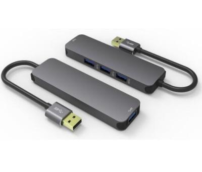 China USB3.0 5Gbps USB 3.0 Hub Adapter 4 Port High Speed USB 3.0 Super Speed USB Hub Aluminum for sale