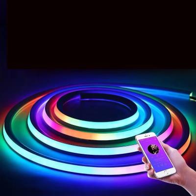 China Luzes de tira de néon do diodo emissor de luz do silicone flexível ângulo de feixe de 120 graus à venda