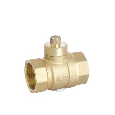 China Brass Material Made In China Flange Rotary Anti-theft Incoming Air Valve Security Octagonal Water Lock Valve for sale