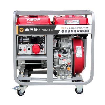 China Factory Direct Sales 6.5KW 220V Marine Electric Diesel Engine Generators 745*515*715mm for sale