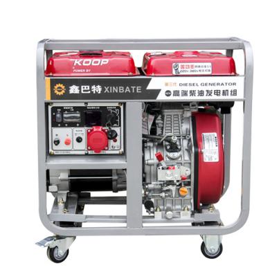 China Factory wholesale price 10KW 220V digital display diesel engine water cooled generator 745*515*715mm for sale