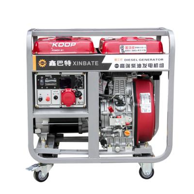 China Factory price small 10KW 380V Chinese electric diesel generator 745*515*715mm digital display for sale