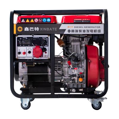 China Manufacturer Wholesale XBT-5KW Start Electric Inverter Diesel Generator XBT-5kwElectric/Key380V for sale