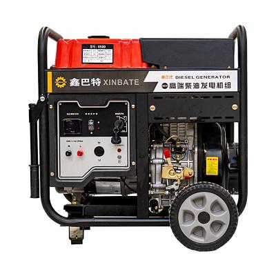 China Portable Diesel Inverter Generator Fuel Consumption Per Hour 2L, 5KW 220V 6500 for sale