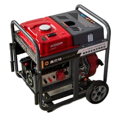 China Cheap price 8Kw 220V single phase digital display small diesel generators for sale 745*515*715mm for sale