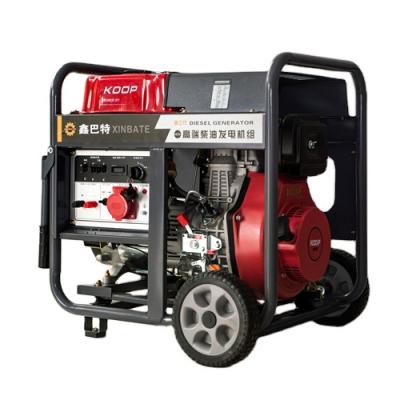 China Manufacturer Wholesale 10KW 220V Single Phase Marine Diesel Engine Generator 745*515*715mm for sale