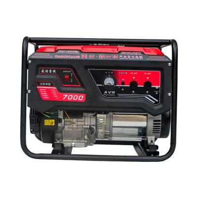 China Hot Selling Manual Generators 5kw Portable Silent Single Phase 7000-5KW for sale