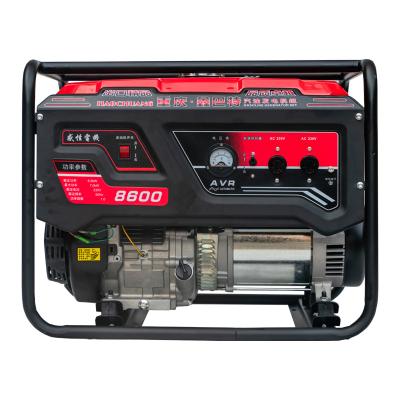 China Wholesale 230V 6.5KW Outdoor Portable Generator Small Generator XBT-8600 8600 for sale