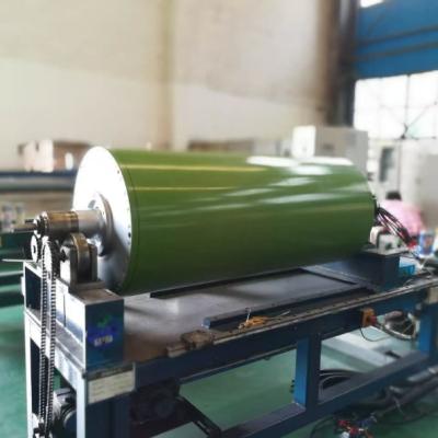 China Bajo consumo de energía Teflok recubrimiento electromagnético de inducción de calentamiento laminado de película de rodillo en venta