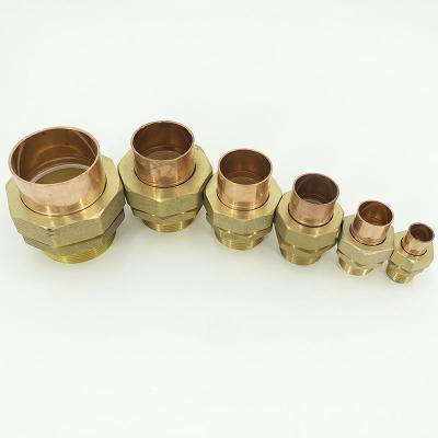 China G2 Copper Unions Fitting With Sweat For Nominal Diameter Pipes Equal To 54mm for sale