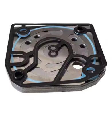 China TRUCK SPARE PART AIR COMPRESSOR CYLINDER HEAD VALVE ASSEMBLY WITH GASKET A1100320650 for sale