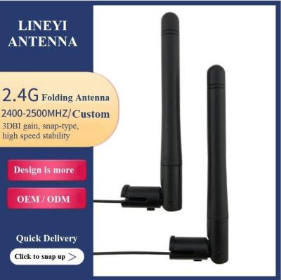 중국 SMA 3 dbi 네트워크 세트 상단 박스 2.4G 접을 수 있는 안테나 판매용