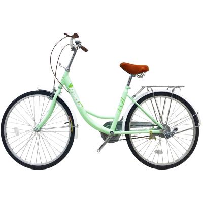 China Street 24 Inch Lady Bicycle Speed V Brake Band Single Brake Bicycle Bikes For Commuter for sale