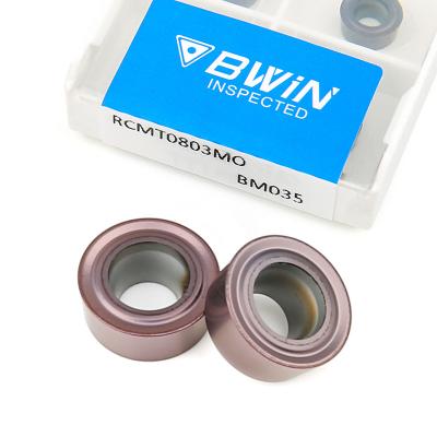 Cina Rcmt 0803 Mo Inserti per utensili per tornitura CNC Inserti per taglio in metallo duro in acciaio tondo in vendita