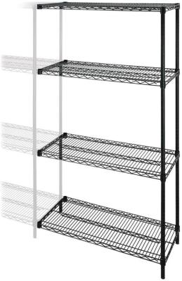 China Adjustable Chrome Industrial Wire Shelving With 4 Shelves Garage NSF Approval for sale