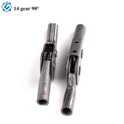 China Carbon Steel Sofa Bed Hinges Suppliers 14 Speed 90 Degree Folding Floor Sofa Bed Adjustable Locking Hinge for sale
