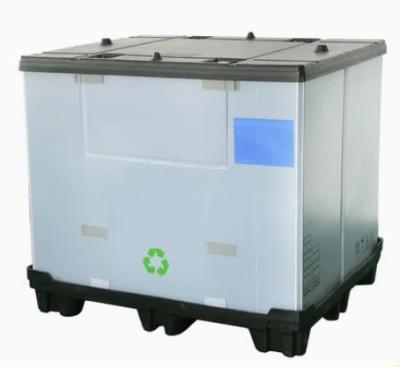 China 111Logistic PP Honeycomb Coaming Foldable Plastic Pallet Sleeve Box For Auto Parts for sale
