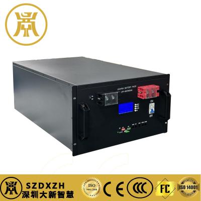 China Black Color Lithium Iron Phosphate Storage Battery 300Ah 150AH Rack Mounted for sale