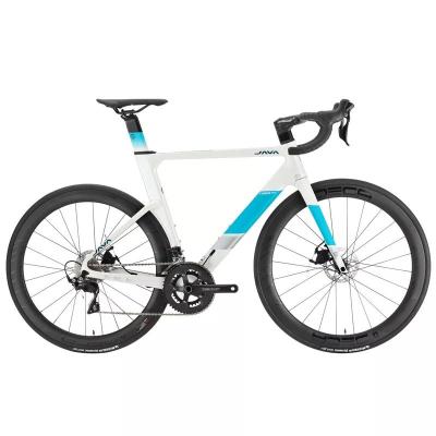 China Java FUOCO TOP 22 Speed Road Bike Carbon Fiber Frame Racing Bike One Handlebar Hydraulic Disc Brake Pads Bicycle For Adult for sale