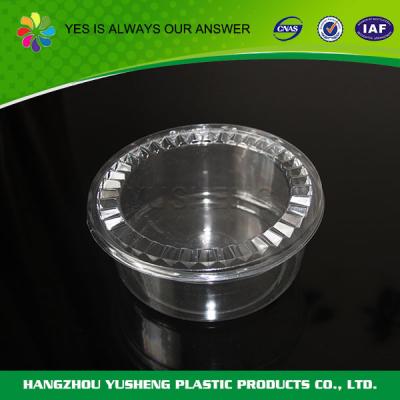 China FDA-Microwavable Wegwerfnahrungsmittelbehälter-transparentes rundes Wegwerfverpacken der Lebensmittel zu verkaufen