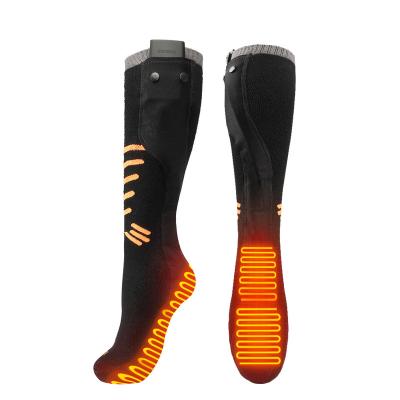 China Sporty 50 Celsius~60 Celsius Ambient Temperature Manual Control China Battery Self Heated Thermal Socks for sale