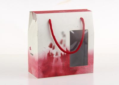 Chine Les pleines couleurs en gros ont imprimé les boîte-cadeau de papier réutilisés par boulettes avec la poignée de corde à vendre