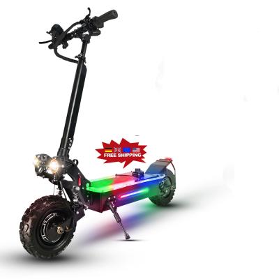 China Unisex 60v 27ah Boost Motor 7000w Speed Dual Motor Folding Electric Scooter For Adults for sale
